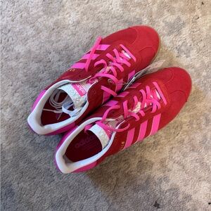 Adidas Gazelle Bold 'Collegiate Red Lucid Pink'